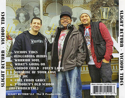 Slight Return CD Vicious Tides tray out